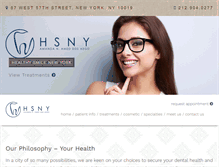 Tablet Screenshot of healthysmileny.com